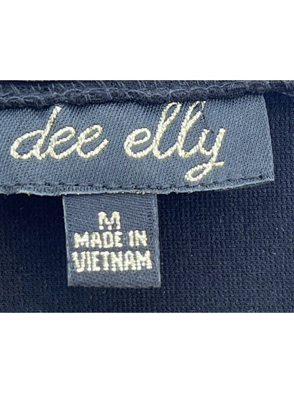 Dee Elly Corset Detail Bodycon Dress Medium Black Cocktail NWOT - Picture 10 of 14